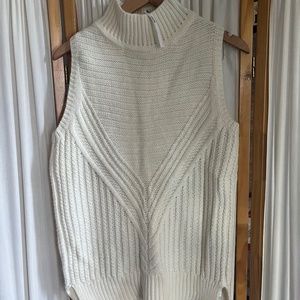Cream Sweater Vest NWT!